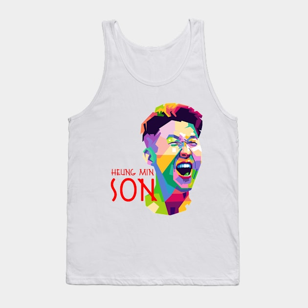 HEUNG MIN SON Tank Top by erikhermawann22